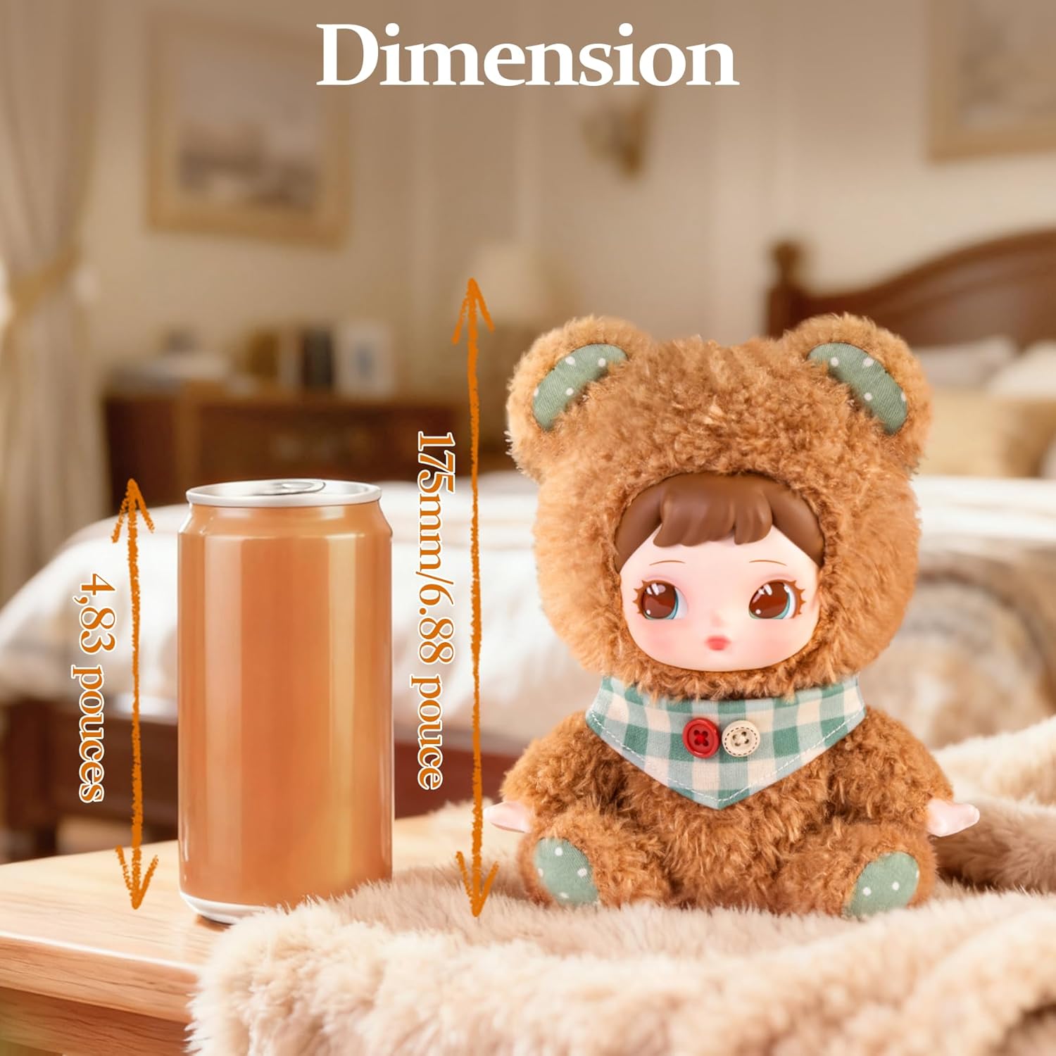 Thumbnail 4 de Rolife Charline Forest : Figurine peluche surprise, collection Charline