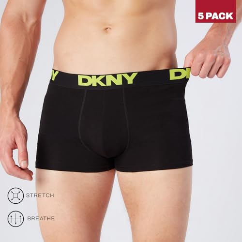 Thumbnail 5 de DKNY Scottsdale Mens Boxers Shorts Multipack (Pack of 5) – Black, XL