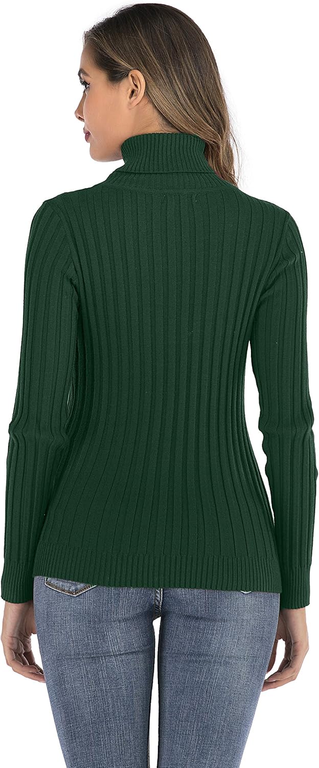 Thumbnail 5 de Enjoyoself Damen Strickpullover Gerippter Rollkragenpullover