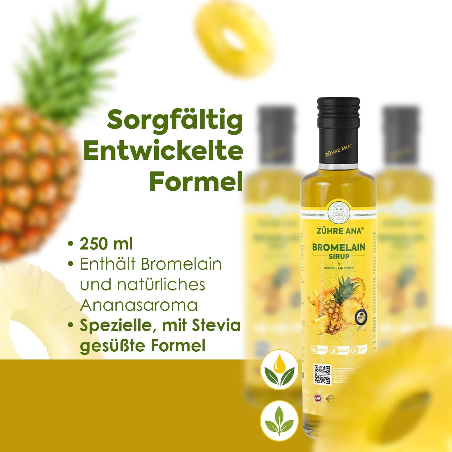 Thumbnail 5 de Zühre Ana® Bromelain Sirup 250 ml 🍯