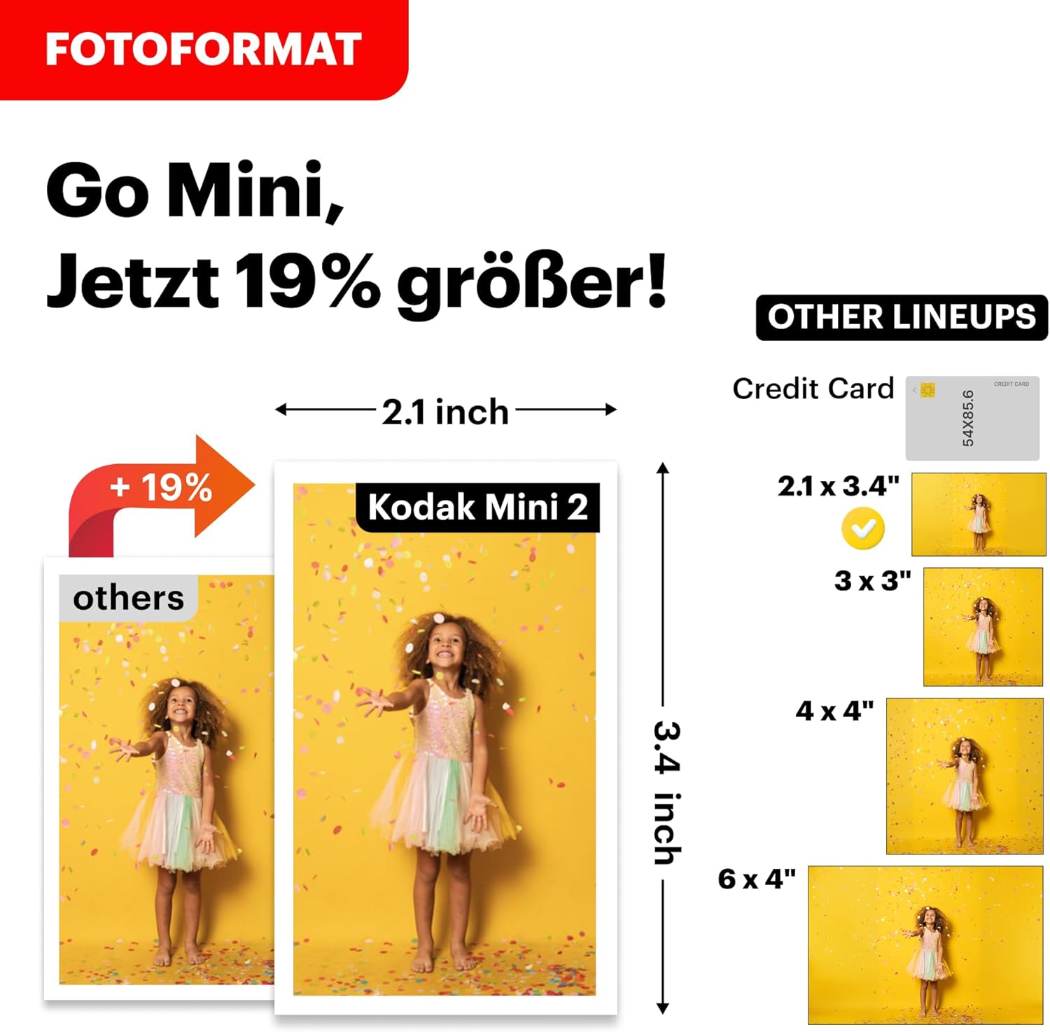 Thumbnail 4 de Kodak Mini Shot 2 Retro 4PASS, 5,3×8,6 cm
