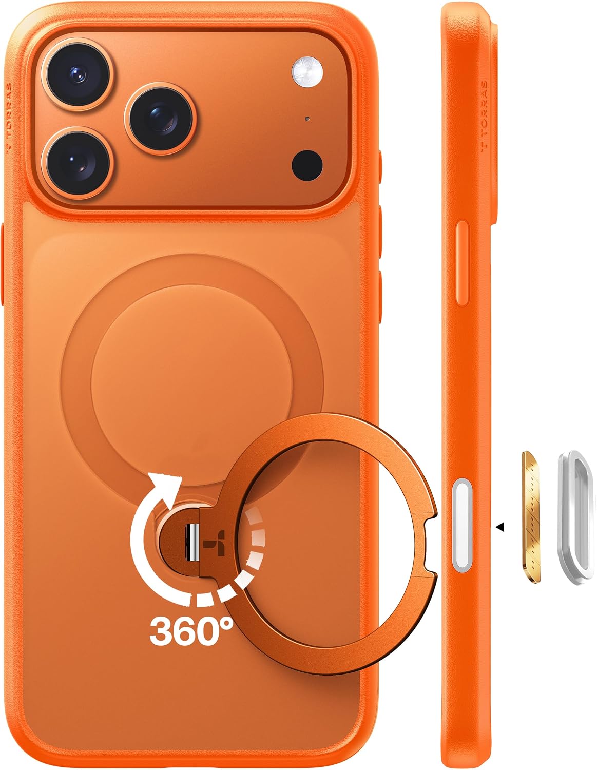 Detalle de TORRAS Ostand Q3 Spin iPhone 17 Pro Hülle 3,66 m
