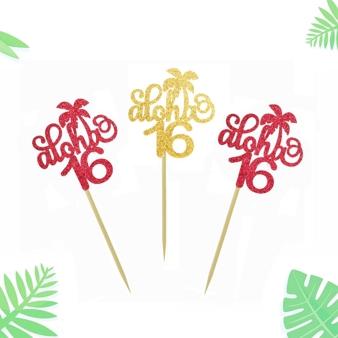 Detalle de Morndew Cupcake Toppers, 24-Piece Set