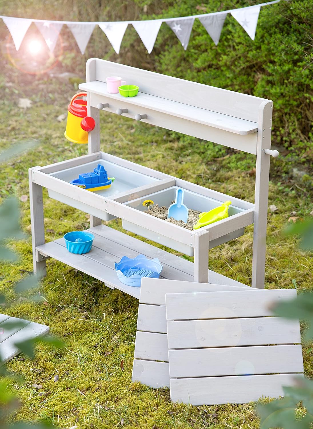 Detalle de Roba Cocina de Juguete de Madera con Accesorios para Niños