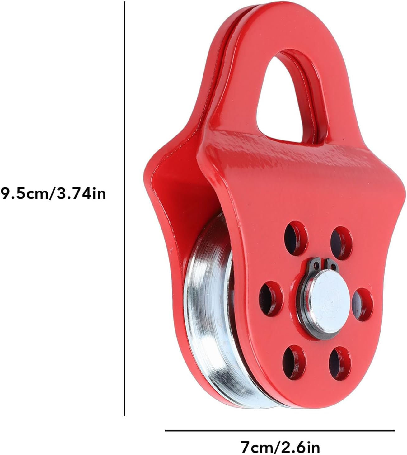 Detalle 2 de Tbest Tbestrovjhqa8dw vinschblock, 3 ton, stål och rep upp till 8 mm