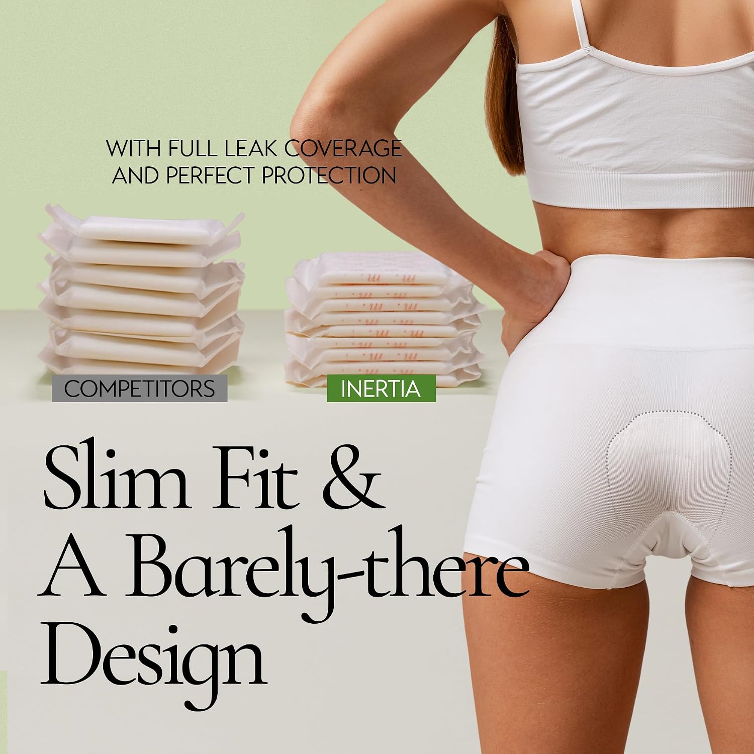 Thumbnail 2 de INERTIA The Prism Super – Truly Organic Ultra Thin & Leak-Proof Organic Cotton Pads with Wings (40 Count)