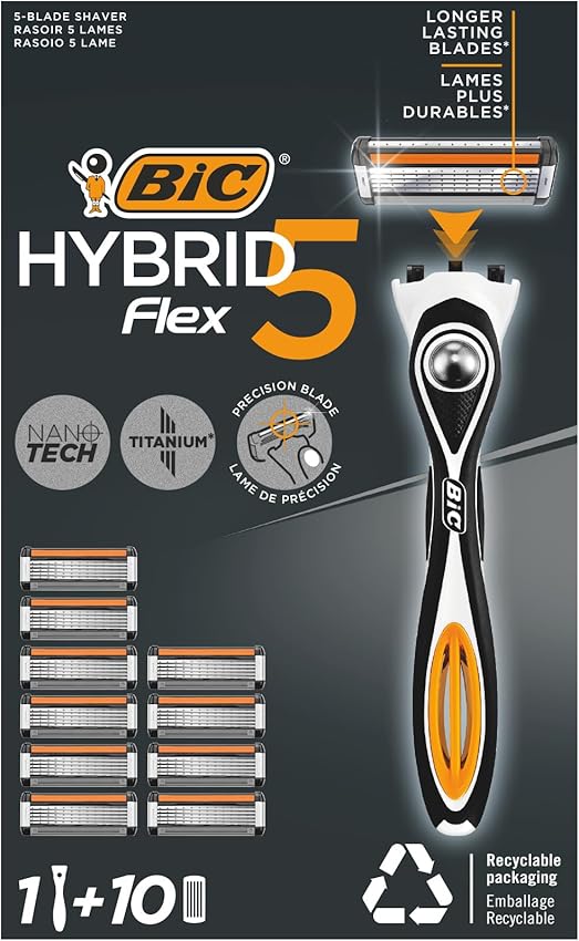 Thumbnail 6 de BIC Hybrid 5 Flex 8 recambios, 5 hojas móviles 🪒