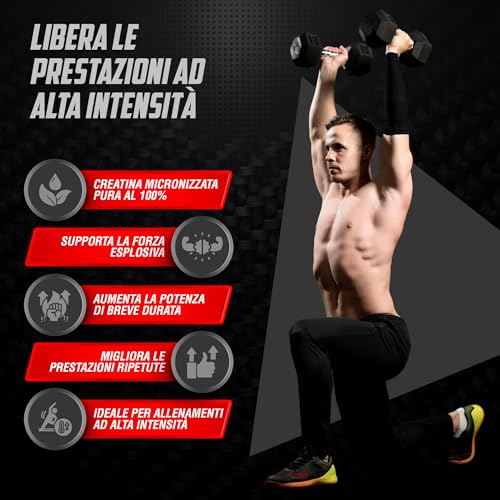Detalle de Creatina Monoidrata in Polvere Micronizzata 350 g – Bluma
