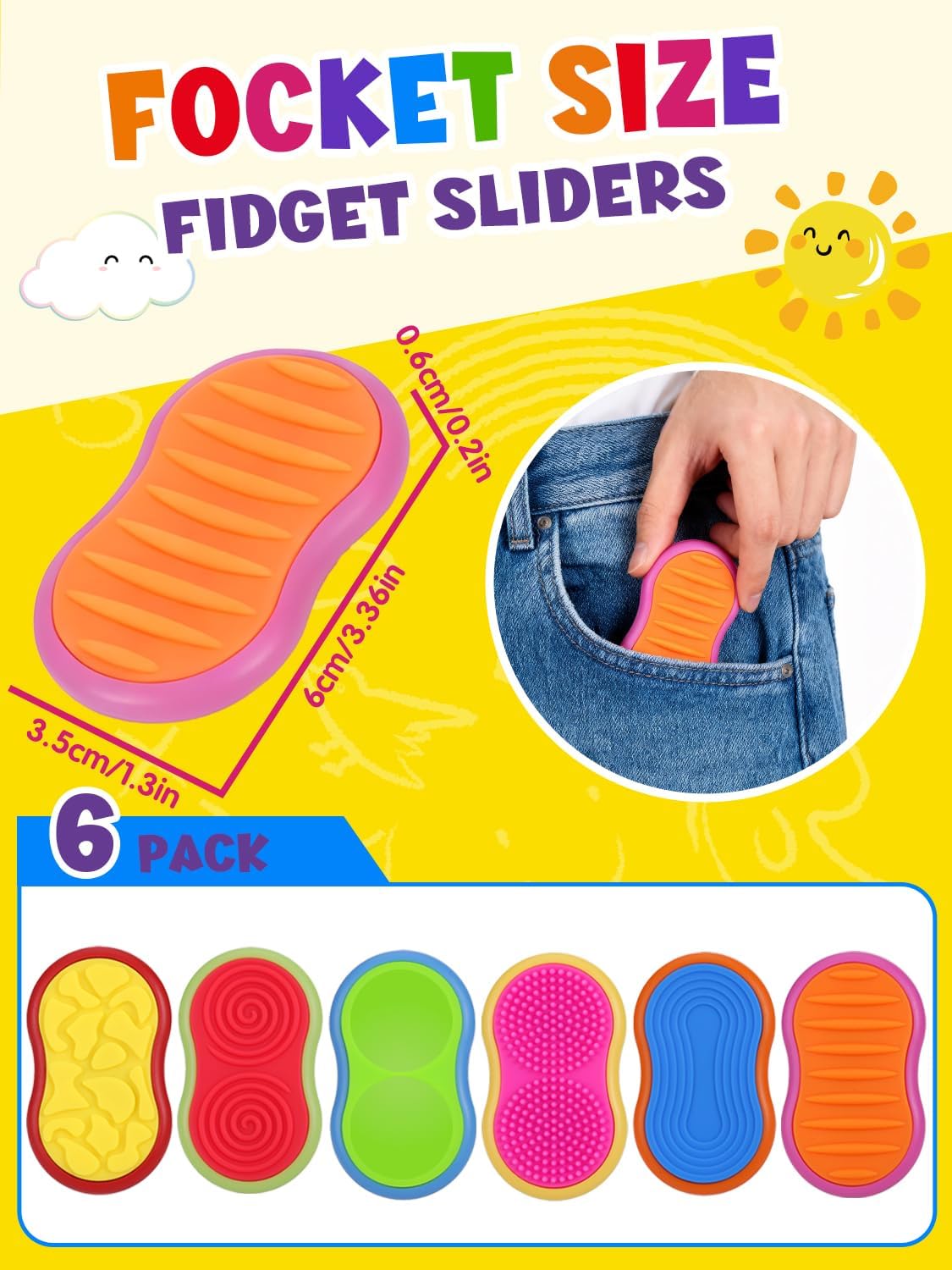 Thumbnail 4 de Kssvzz Fidget Toys 6 Pack