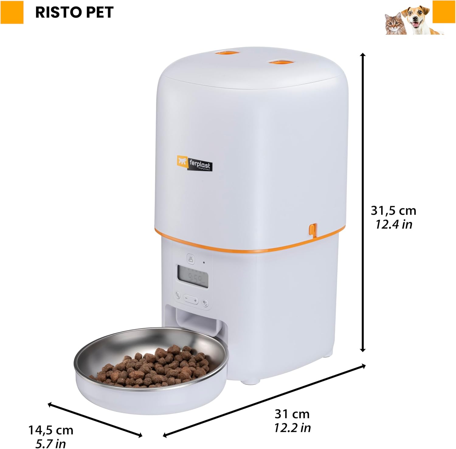 Thumbnail 5 de Ferplast Risto Pet distributeur croquettes 4 L