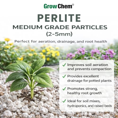 Thumbnail 1 de Grow Chem Perlite for Plants (5L) Medium 2–5mm – Indoor & Outdoor