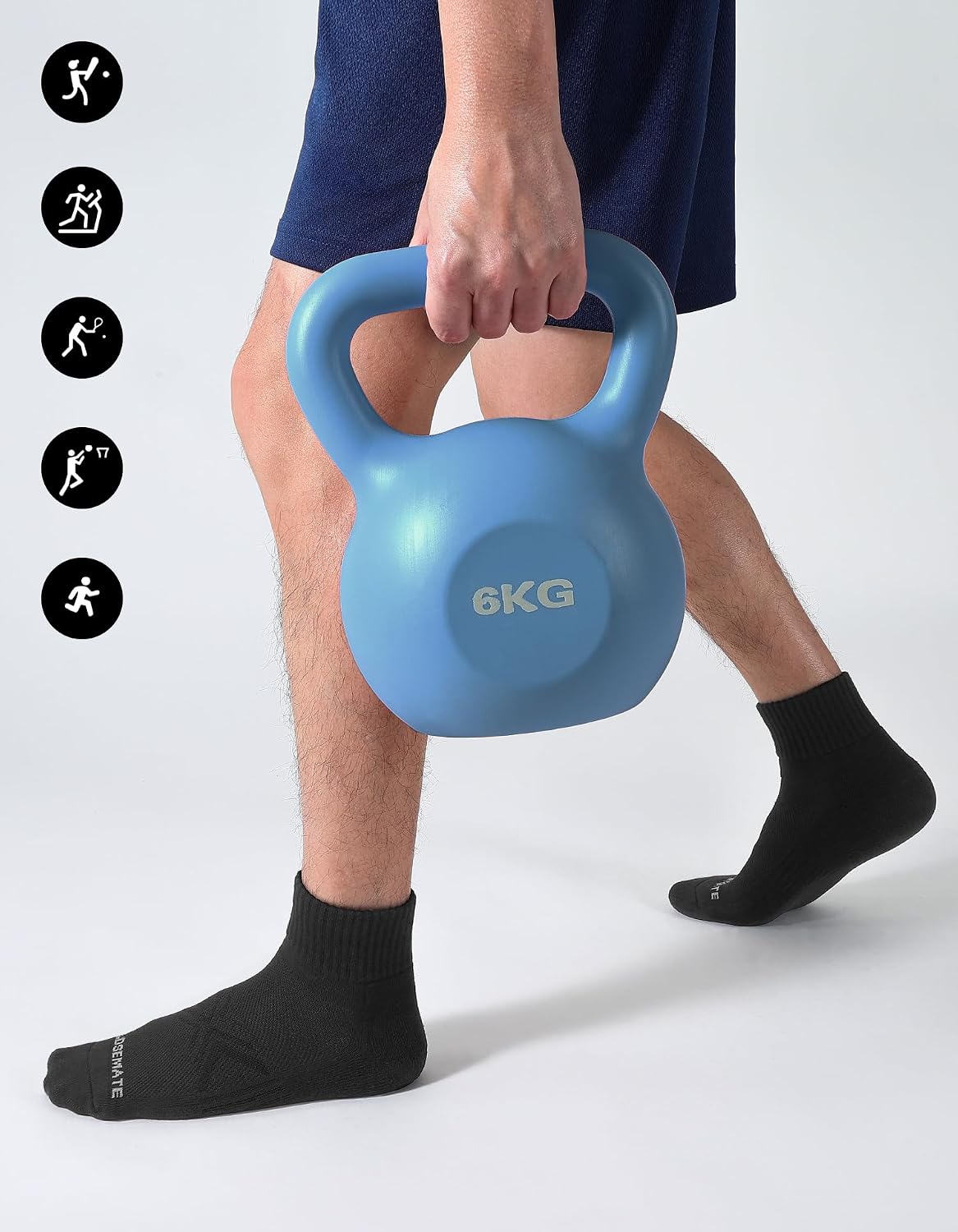 Thumbnail 3 de CLOSEMATE sports quarter socks 6 pairs