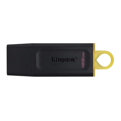 Detalle de Kingston DataTraveler Exodia DTX/128GB USB 3.2 Gen 1 con tapa protectora y aro de llavero
