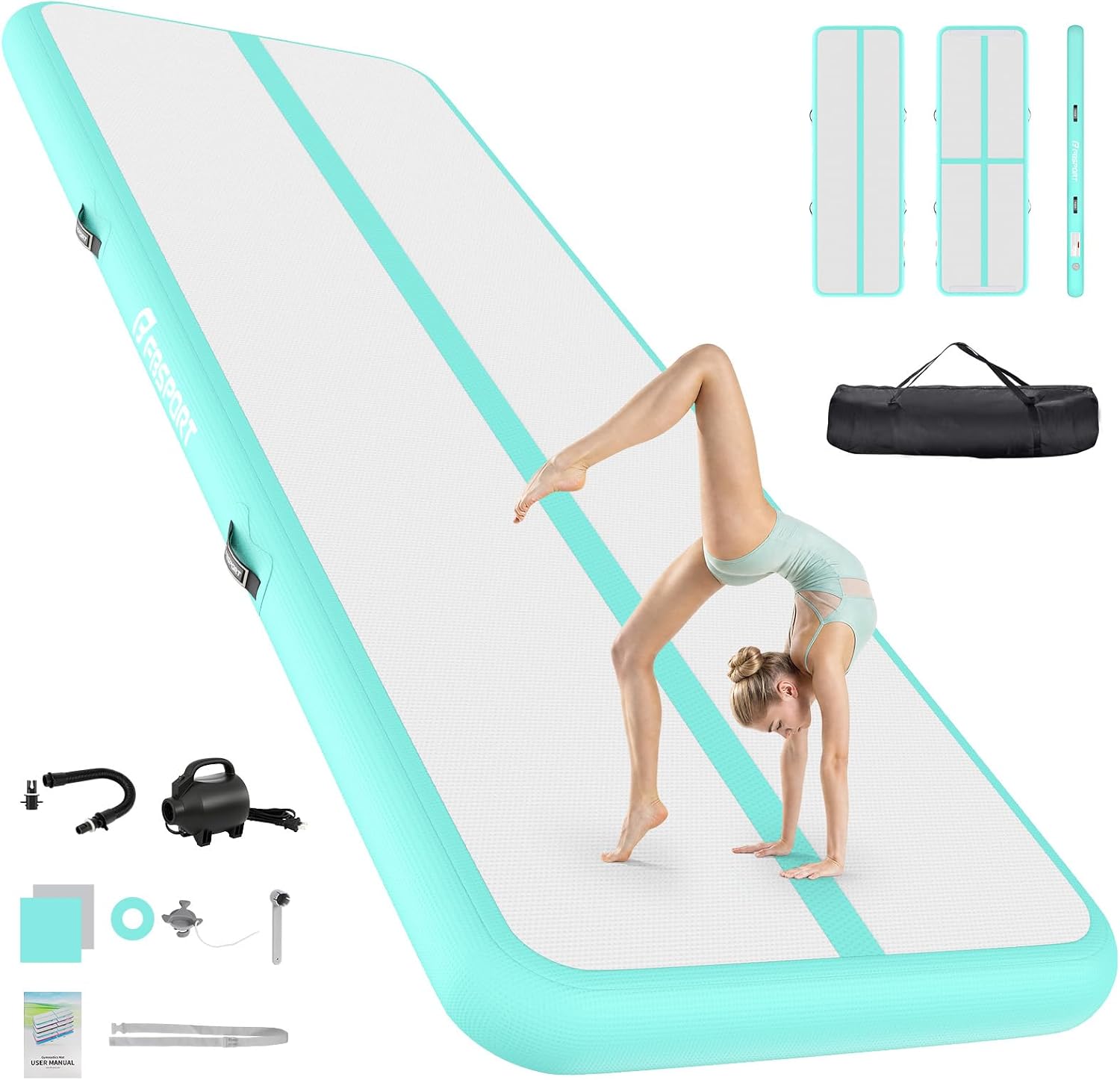 Thumbnail 6 de FBSPORT Inflatable Gymnastics Mat 500D
