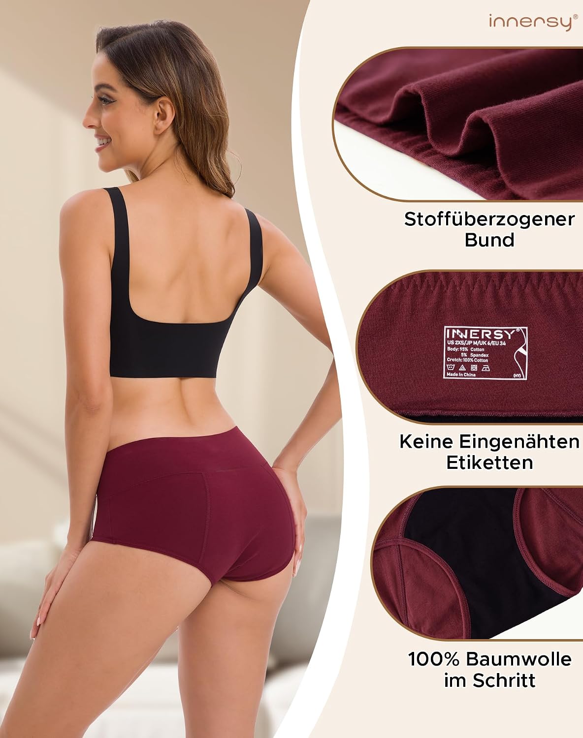 Thumbnail 2 de INNERSY Periodenunterwäsche 3er Pack