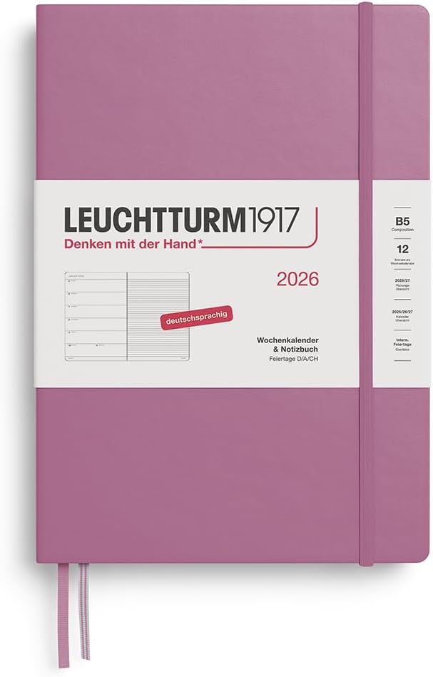 Detalle 2 de LEUCHTTURM1917 Wochenkalender A5 2026