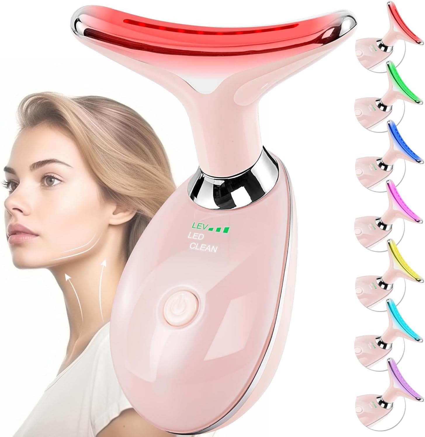 Thumbnail 6 de Eshomey Gesichtsmassagegerät gegen Falten mit 3 Modi und 45℃ V-Shape EMS, Schwarz