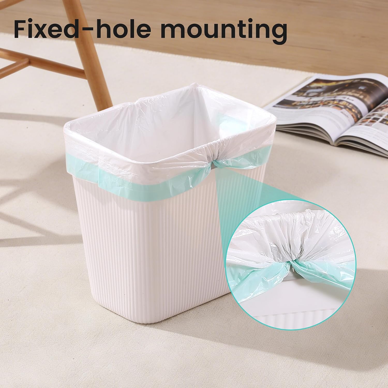 Detalle de JOYMOOP Plastic Wastebasket
