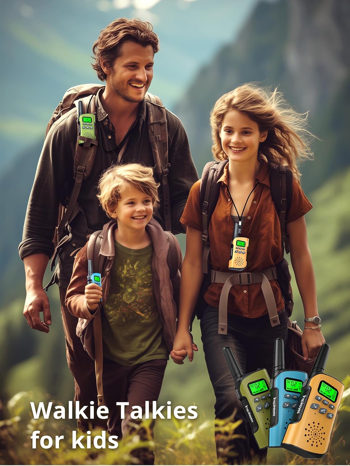 Thumbnail 6 de Inspireyes Walkie Talkie Niños Recargable 48 horas