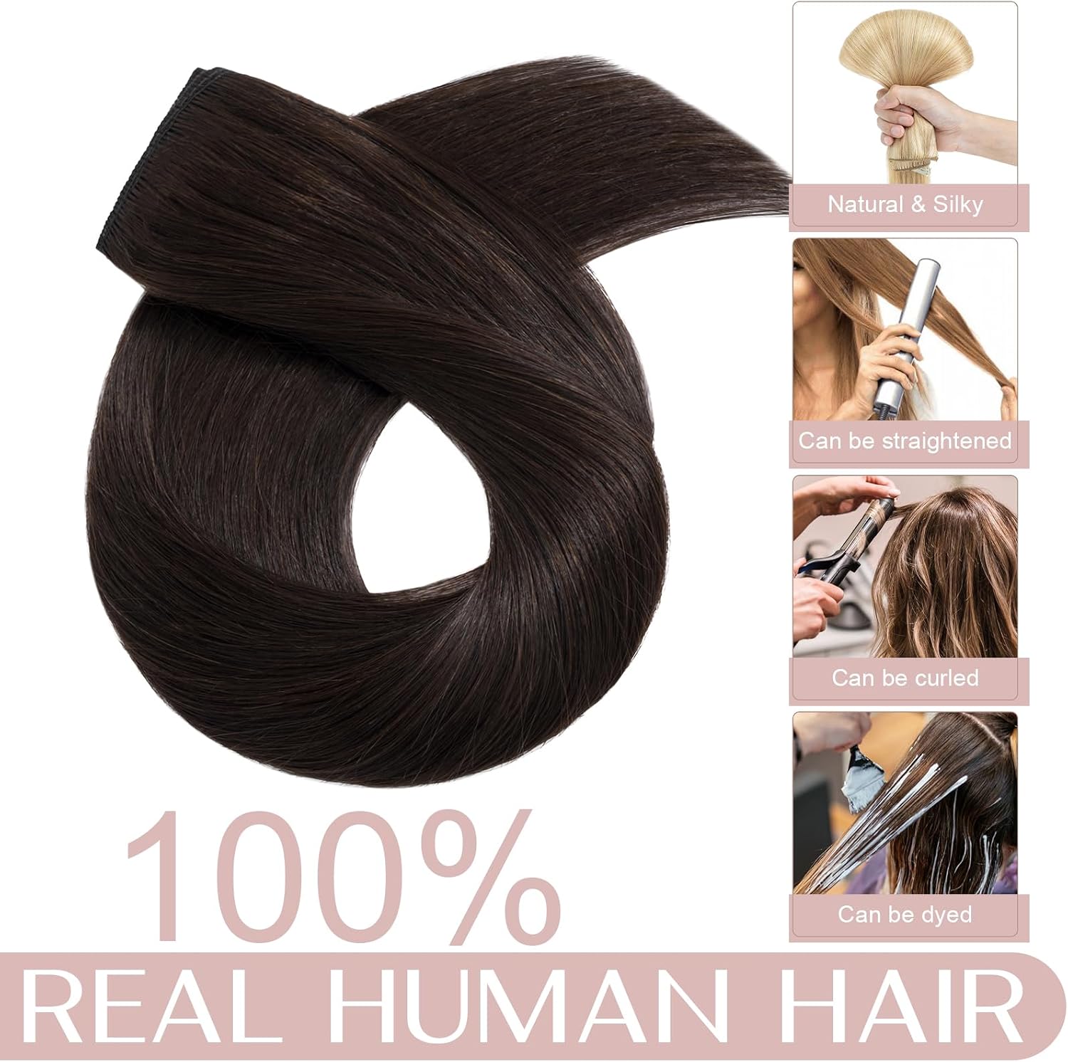 Detalle 1 de SEGO extension clip fasce 100% Remy 30 cm