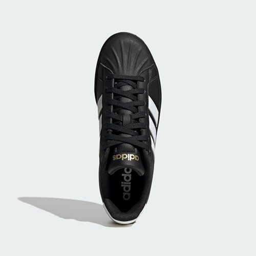 Detalle de adidas Uomo Streettalk Shoes – Core Black/Ftwr White/Matte Gold, 40 EU
