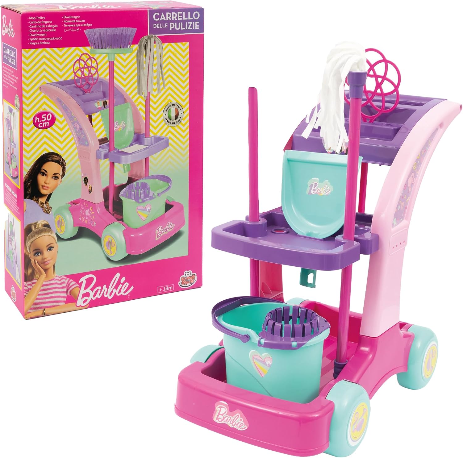 Grandi Giochi Barbie Carrello Super Mocio