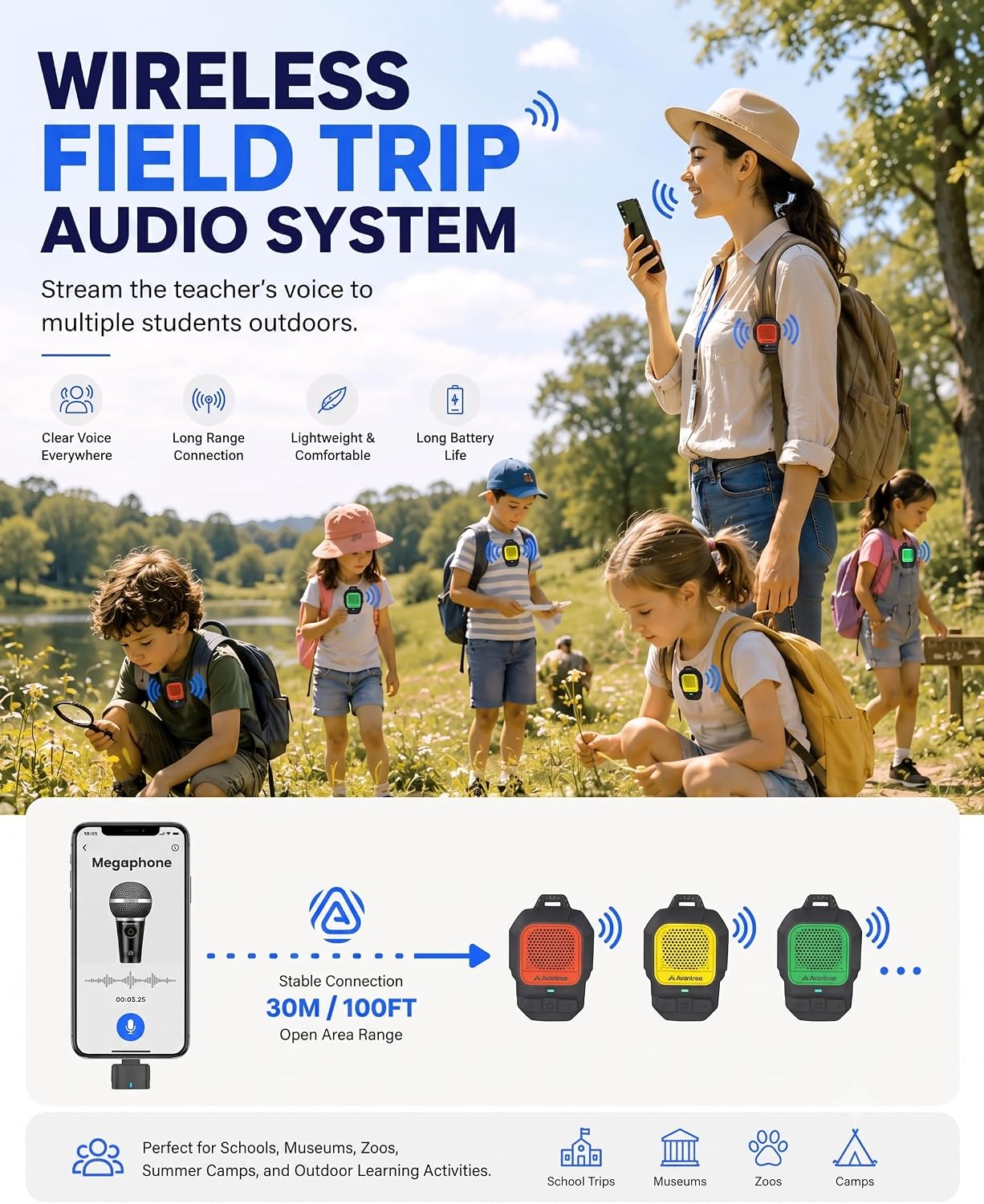 Thumbnail 2 de Avantree HomeBuddy Trio: Auracast Wireless Speaker System for Group Listening