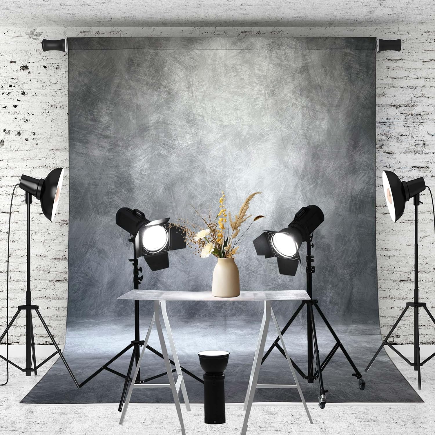 Thumbnail 6 de Kavier Abstract Gray Professional 8x10ft (2.4x3m) Photography Backdrop with Roller Pocket