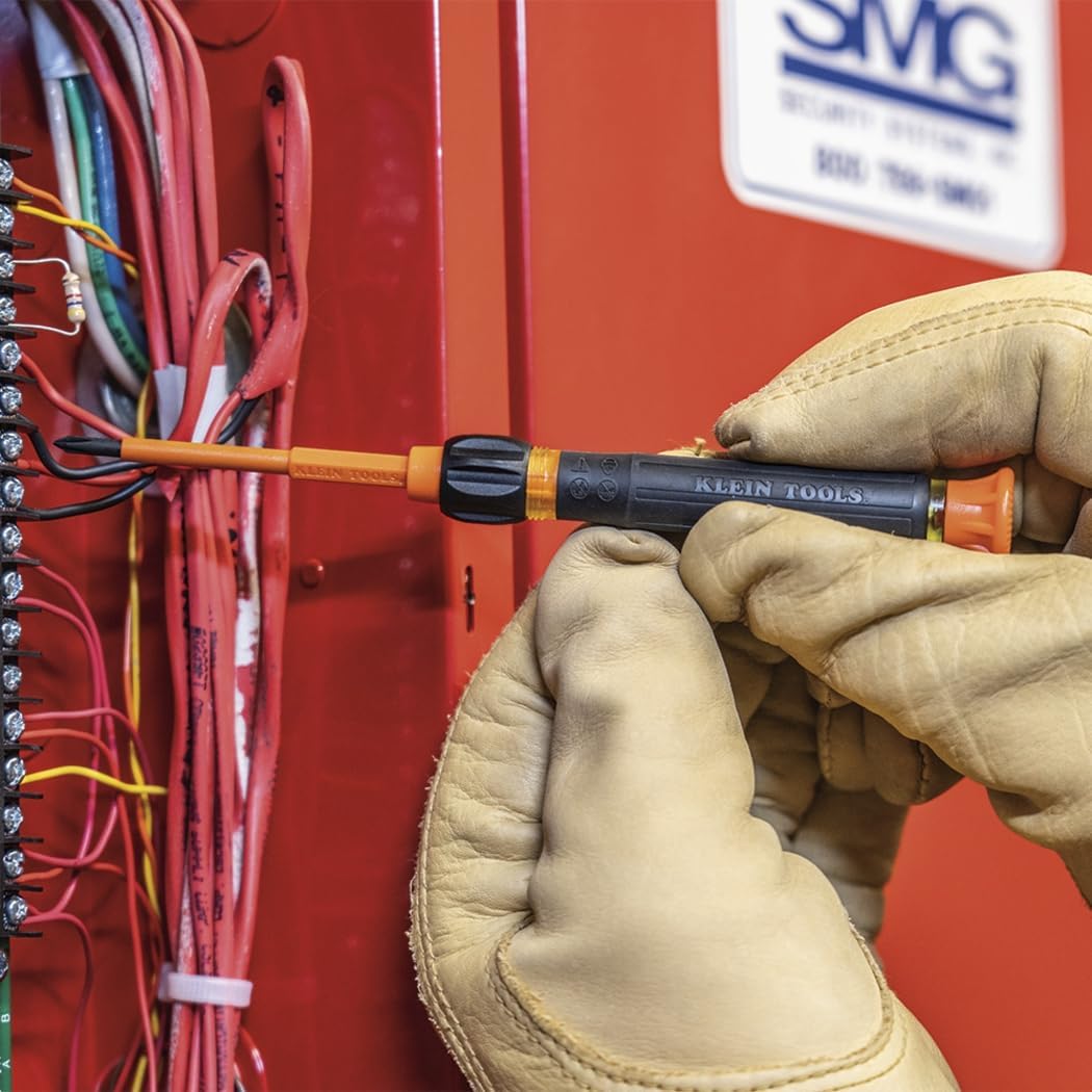 Thumbnail 4 de Klein Tools 32581INS precision insulated screwdriver (2-in-1) with No. 0 Phillips and 1/8-inch slotted bits