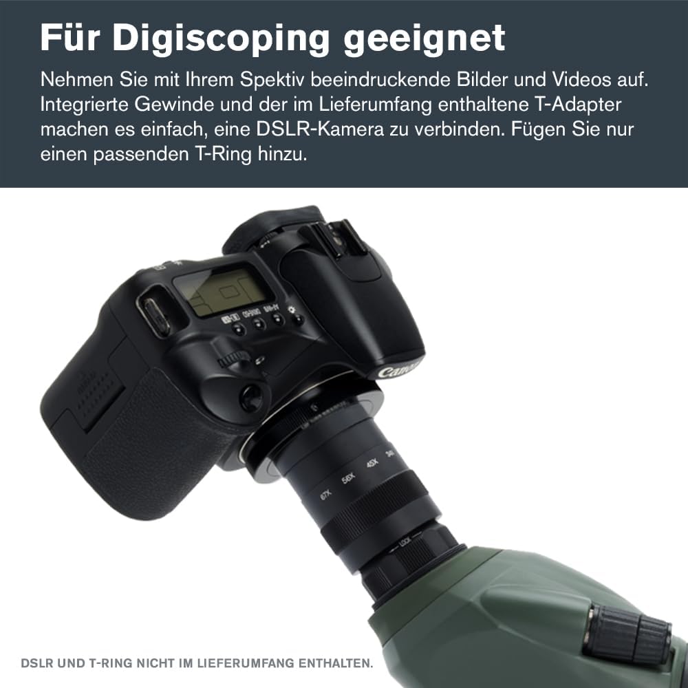 Thumbnail 6 de Celestron Regal M2 20-60x80 ED-Spektiv – abgewinkelter Zoom, Magnesiumgehäuse, grün