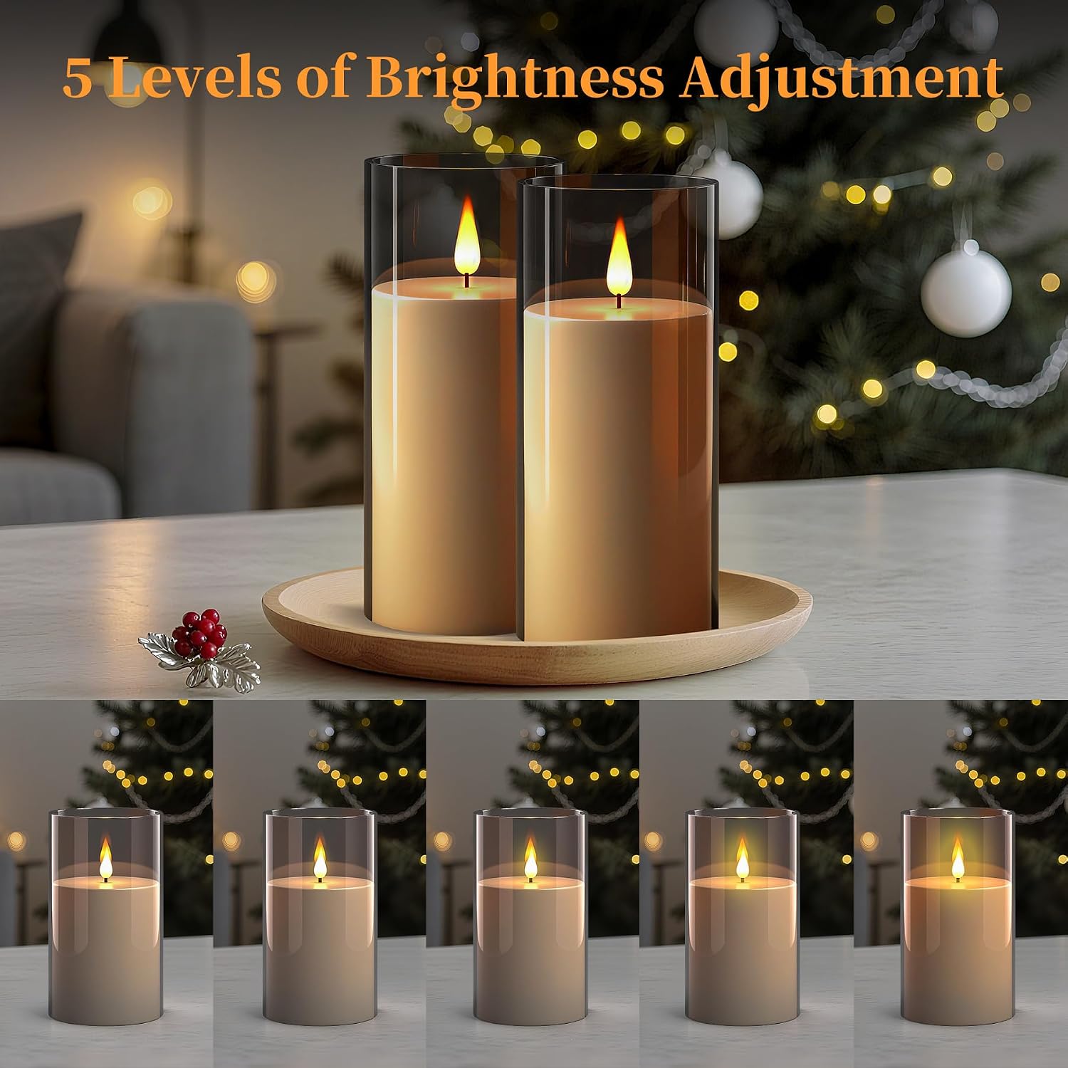 Thumbnail 3 de Forever Speed Flameless Candle 22.5 cm