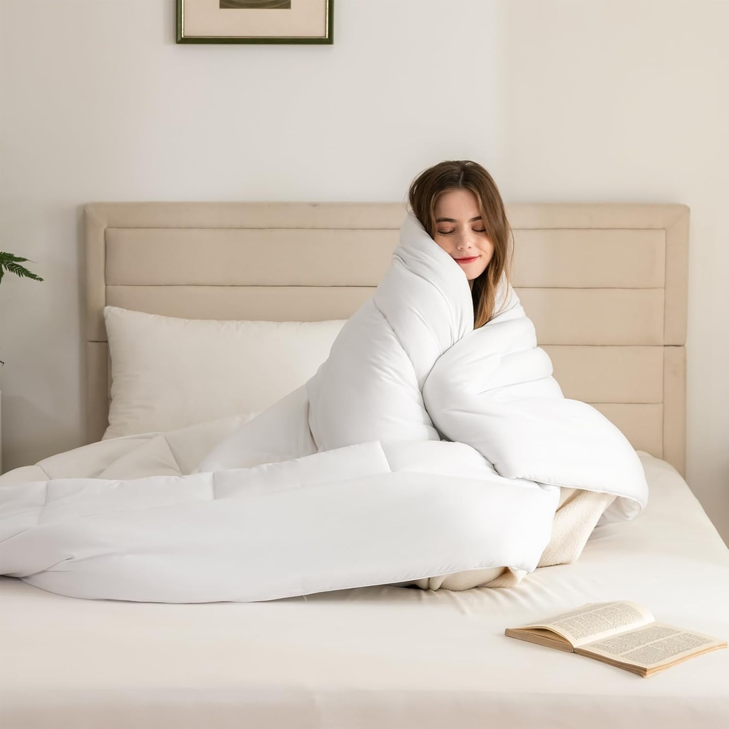 Detalle de Good Nite 1-W Duvet 155 – zimowa kołdra 155 × 220 cm, mikrofibra 460 g/m²