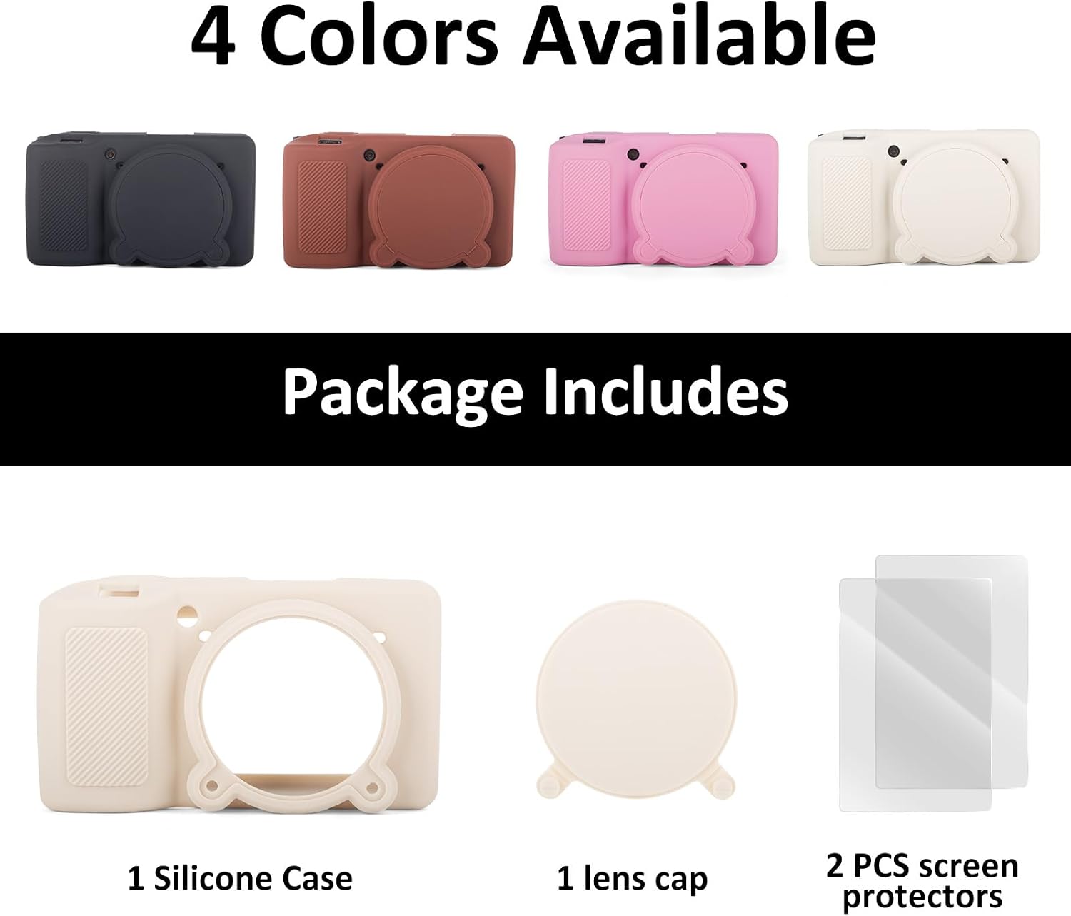 Thumbnail 5 de Rieibi Silicone Case for Ricoh GR IV with Screen Protectors (GR4) – Protective, Lightweight, and Colourful