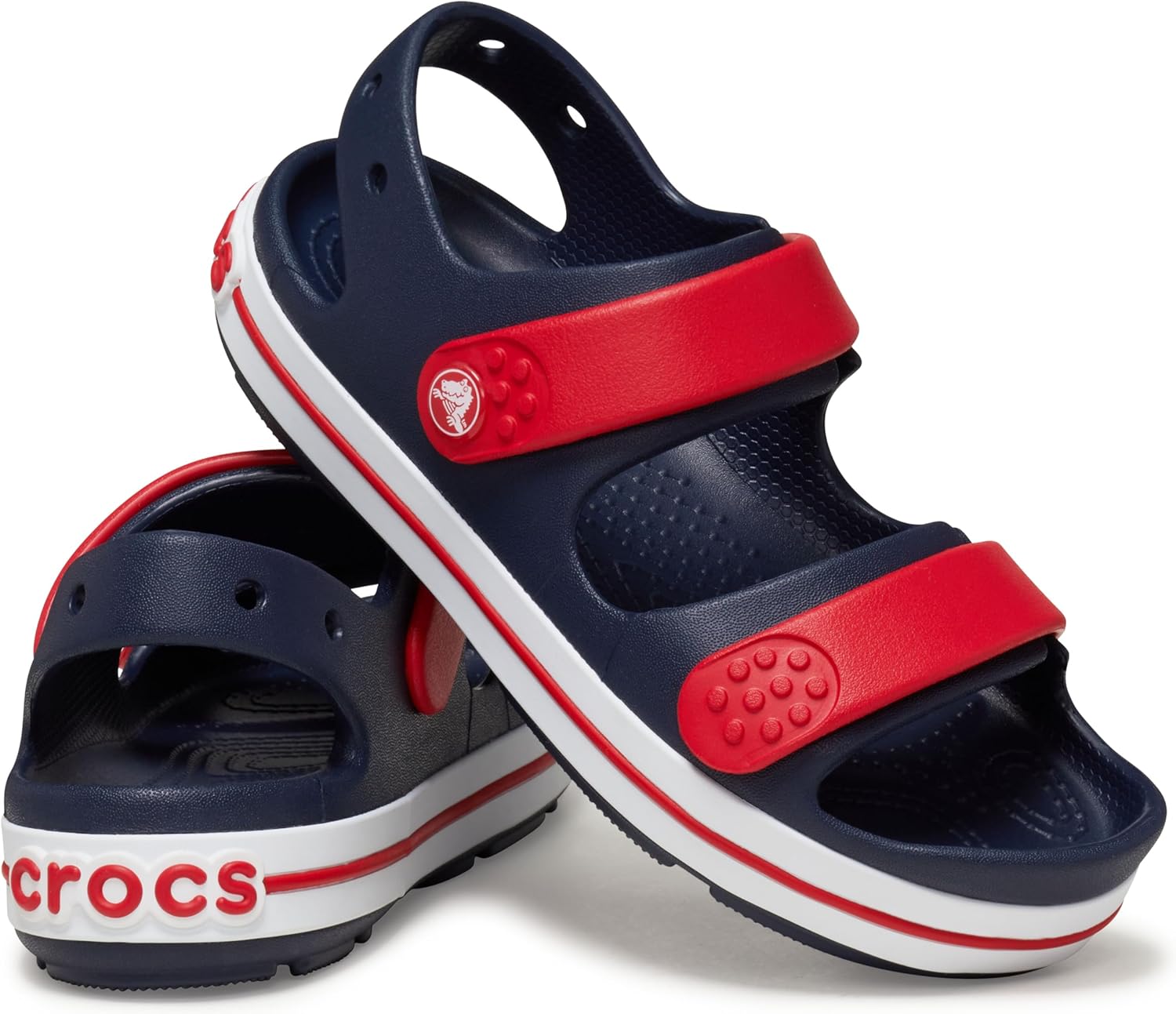 Detalle de Crocs Crocband Cruiser Sandal K: sandali estivi unisex per bambini e ragazzi