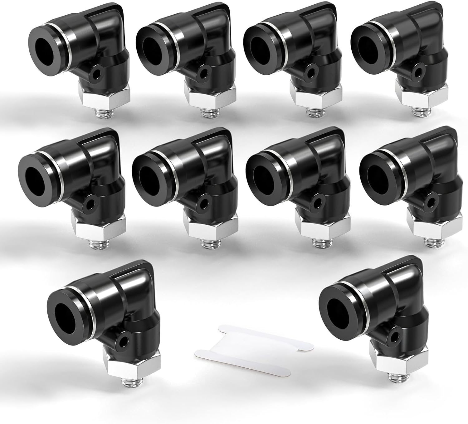 Thumbnail 4 de TAILONZ PNEUMATIC Copper Male Straight Push-in Fittings PC12-03 (Pack of 10)