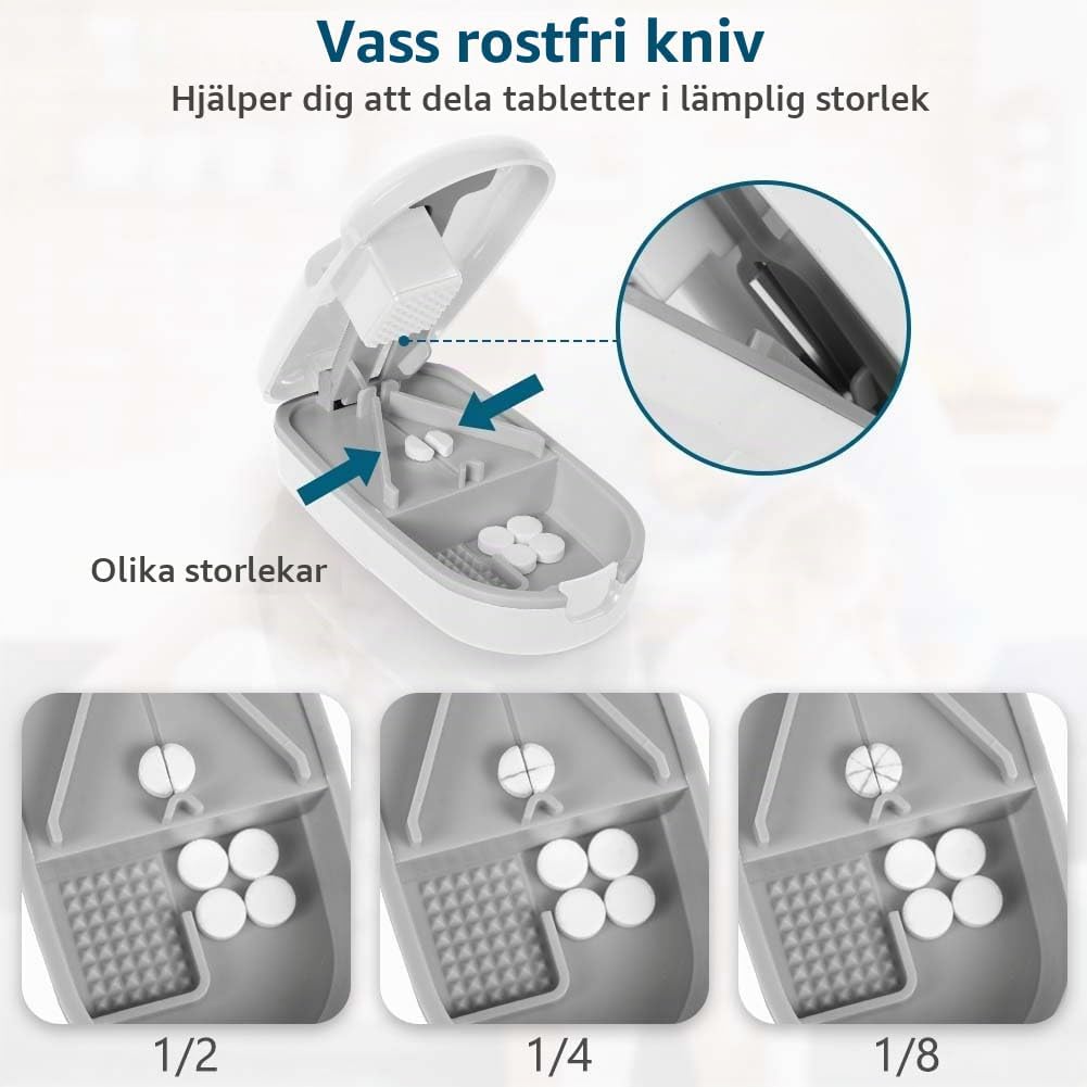 Detalle 2 de AOGOE tablettdelare med förvaring och roterande inställning