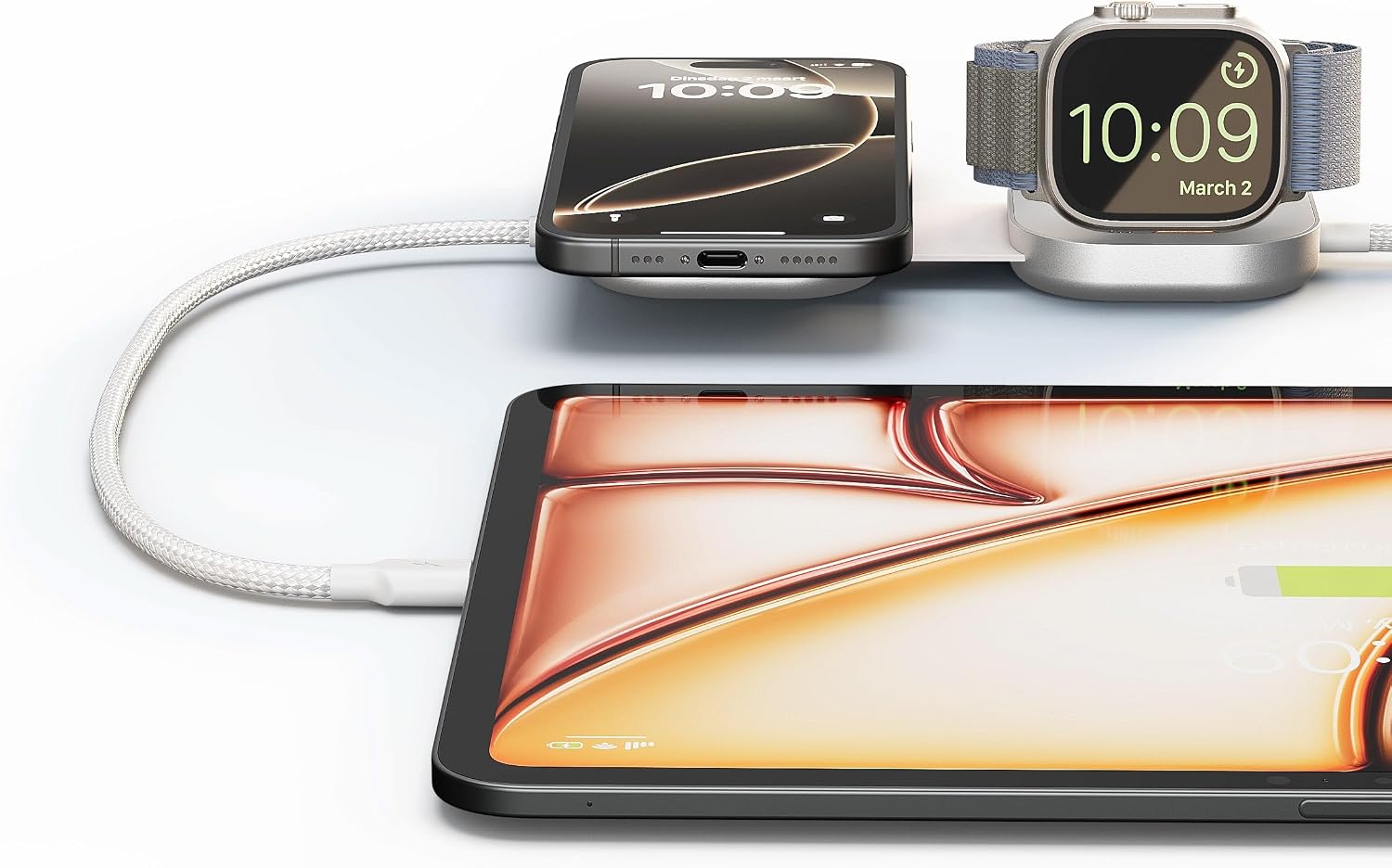 Thumbnail 5 de Zens Wireless Charging Cable Pro 3 cavo USB-C 1,5 m per iPhone e AirPods