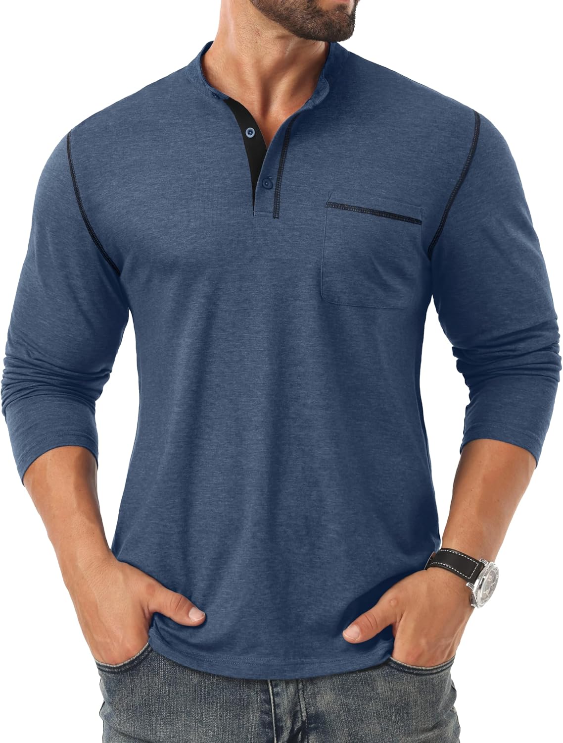 Detalle 2 de Sailwind Henley Long Sleeve Shirt