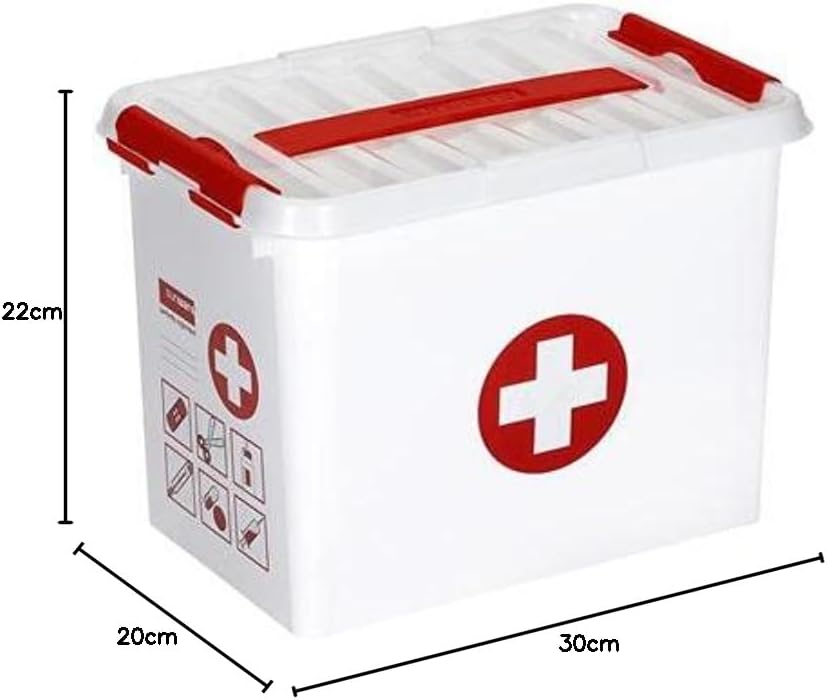Thumbnail 2 de Sunware Q-Line Valigetta Pronto Soccorso Vuota 9L – 30x20x22,3 cm, Cassetta Medica Portatile