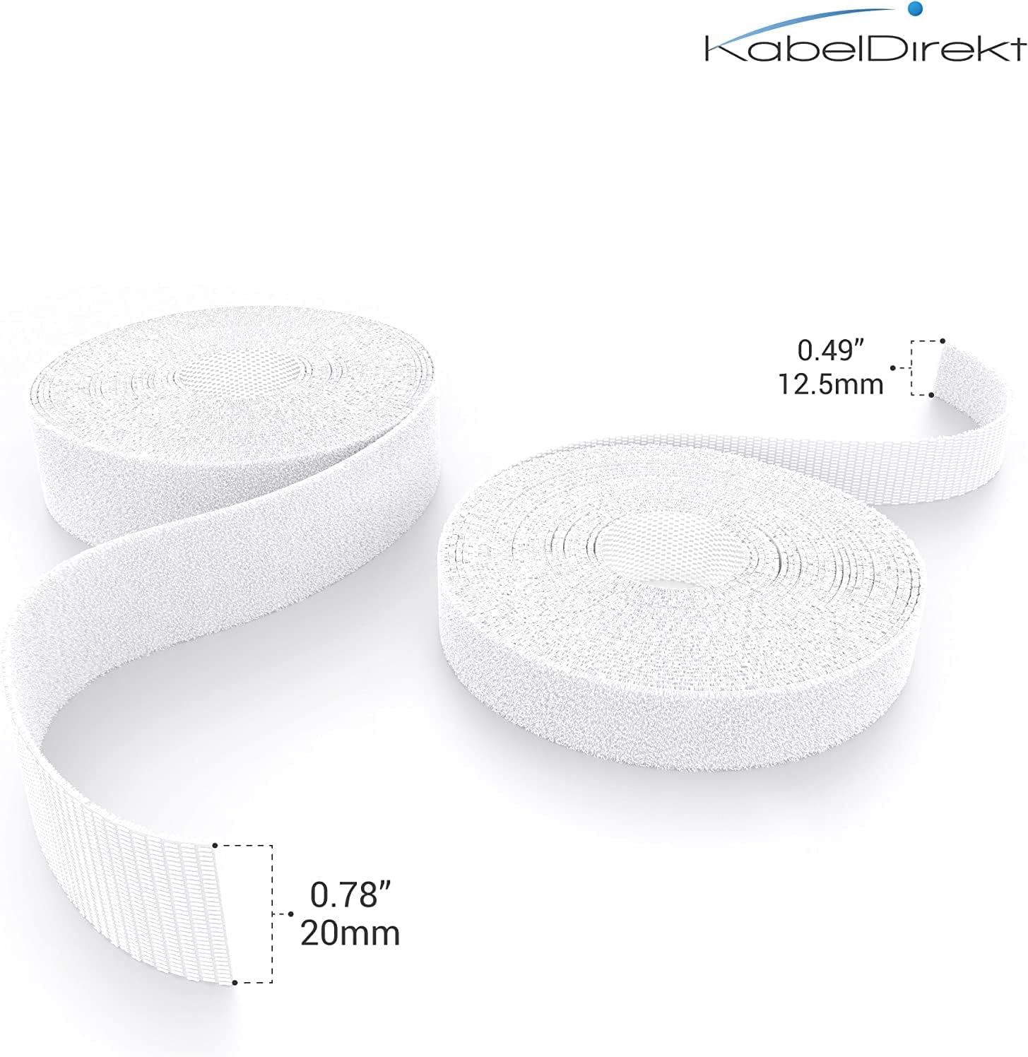 Thumbnail 6 de KabelDirekt Fascette Fermacavo 12,5 mm x 5 m: velcro riutilizzabile e lunghezza regolabile