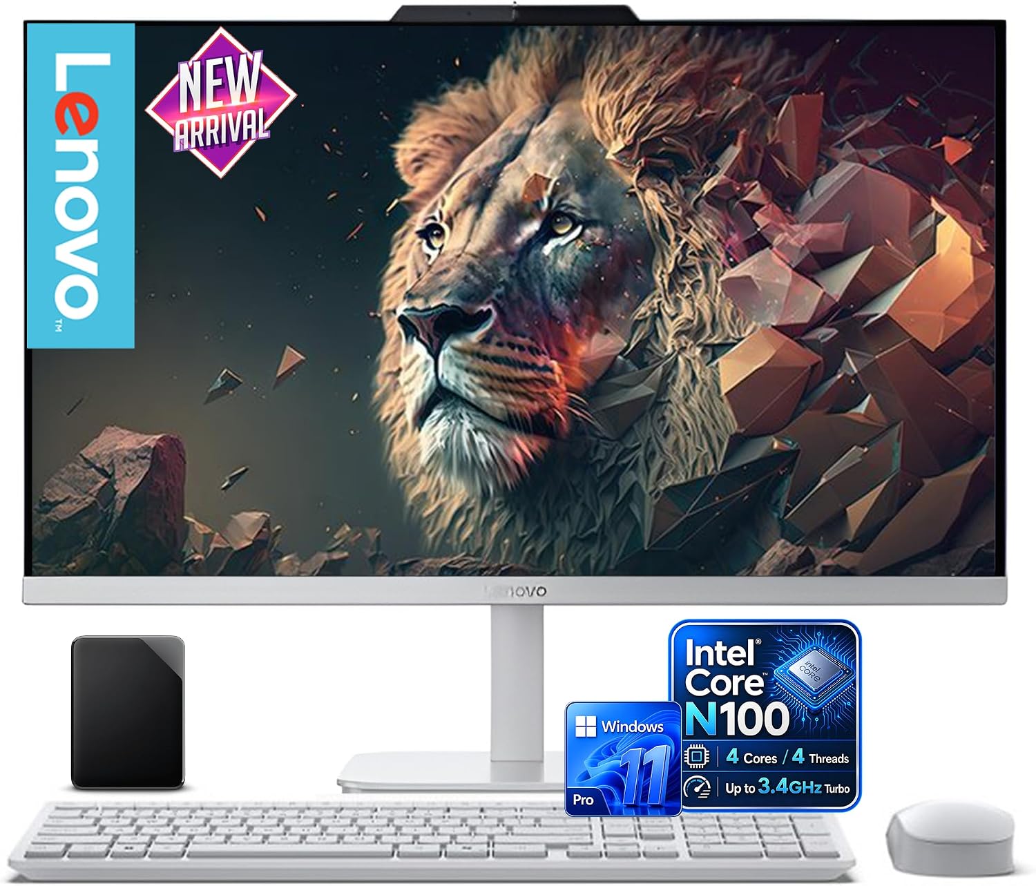 Detalle de Lenovo All-in-One Desktop 23.8-Inch