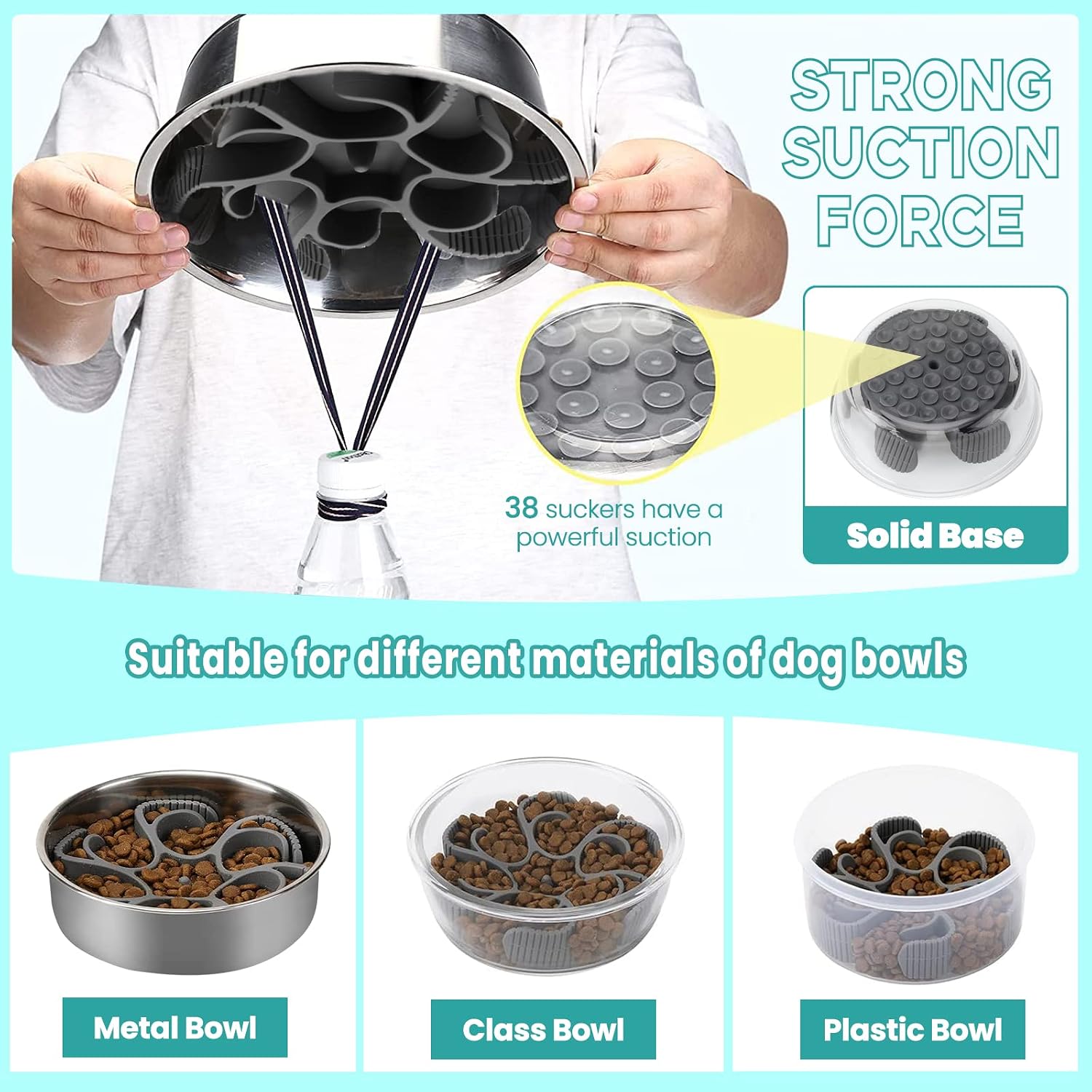 Thumbnail 3 de ICOUVA Slow Feeder Dog Bowl Insert