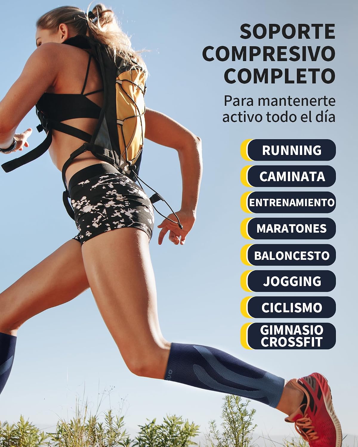 Thumbnail 3 de CAMBIVO Medias Compresivas 2 Pares para Deporte
