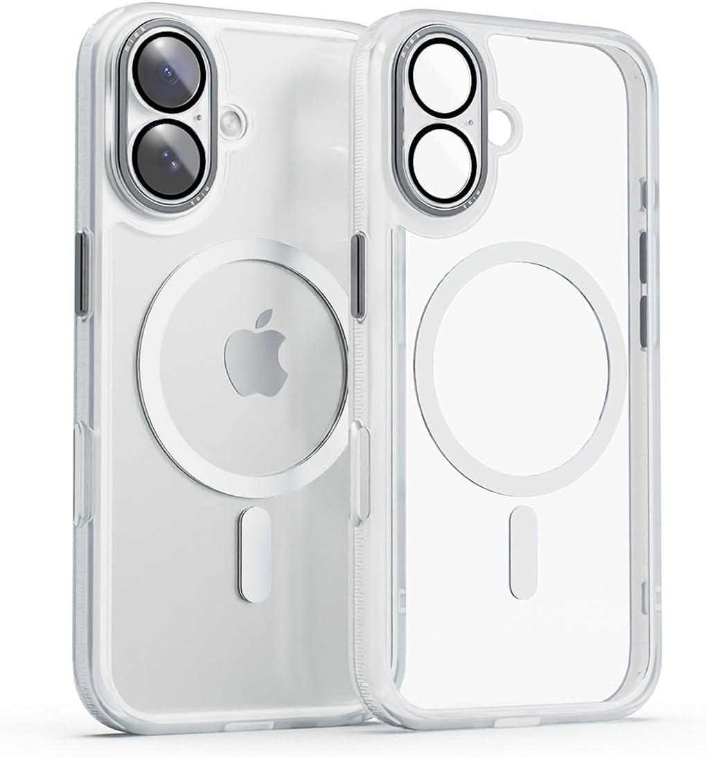 Detalle de miak MA27201i16PL iPhone 16 Plusケース レンズガード一体型 MagSafe対応 スモーキークリア