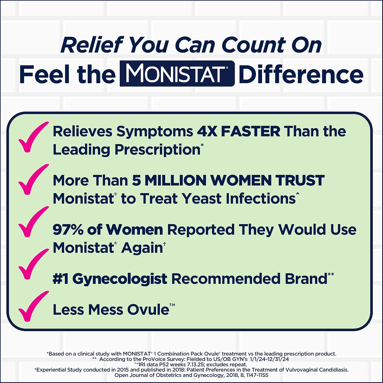 Detalle 1 de Monistat 380045486008 3-Day Yeast Infection Treatment, Regular-Strength Ovules + Cream