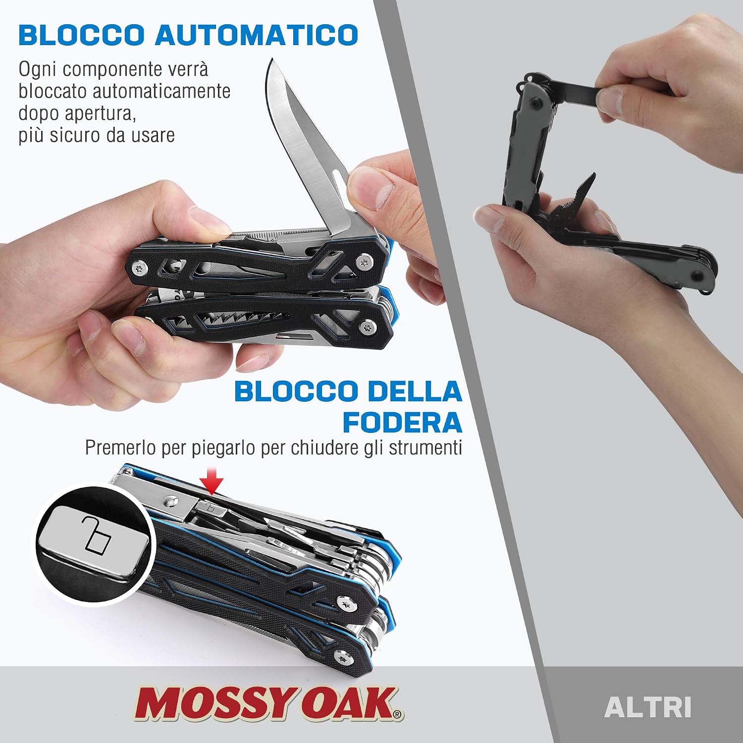 Detalle de Mossy Oak pinza multifunzione 22 in 1