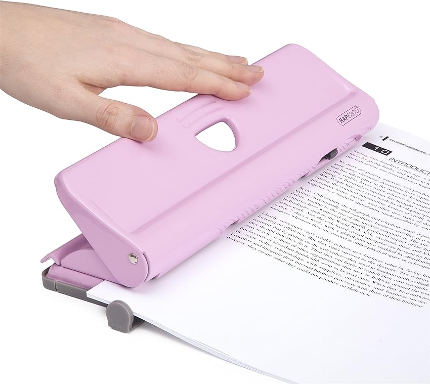 Thumbnail 1 de Rapesco 1347 Perforadora metálica 4 agujeros, 22 hojas 📎