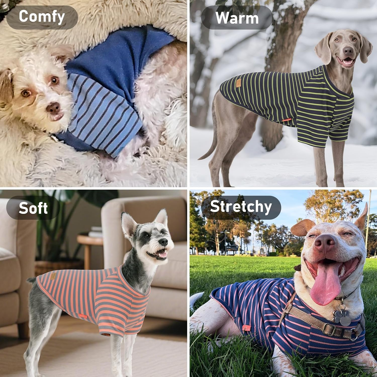 Thumbnail 2 de KYEESE 3Pack Dog Sweater Pullover 3-pack