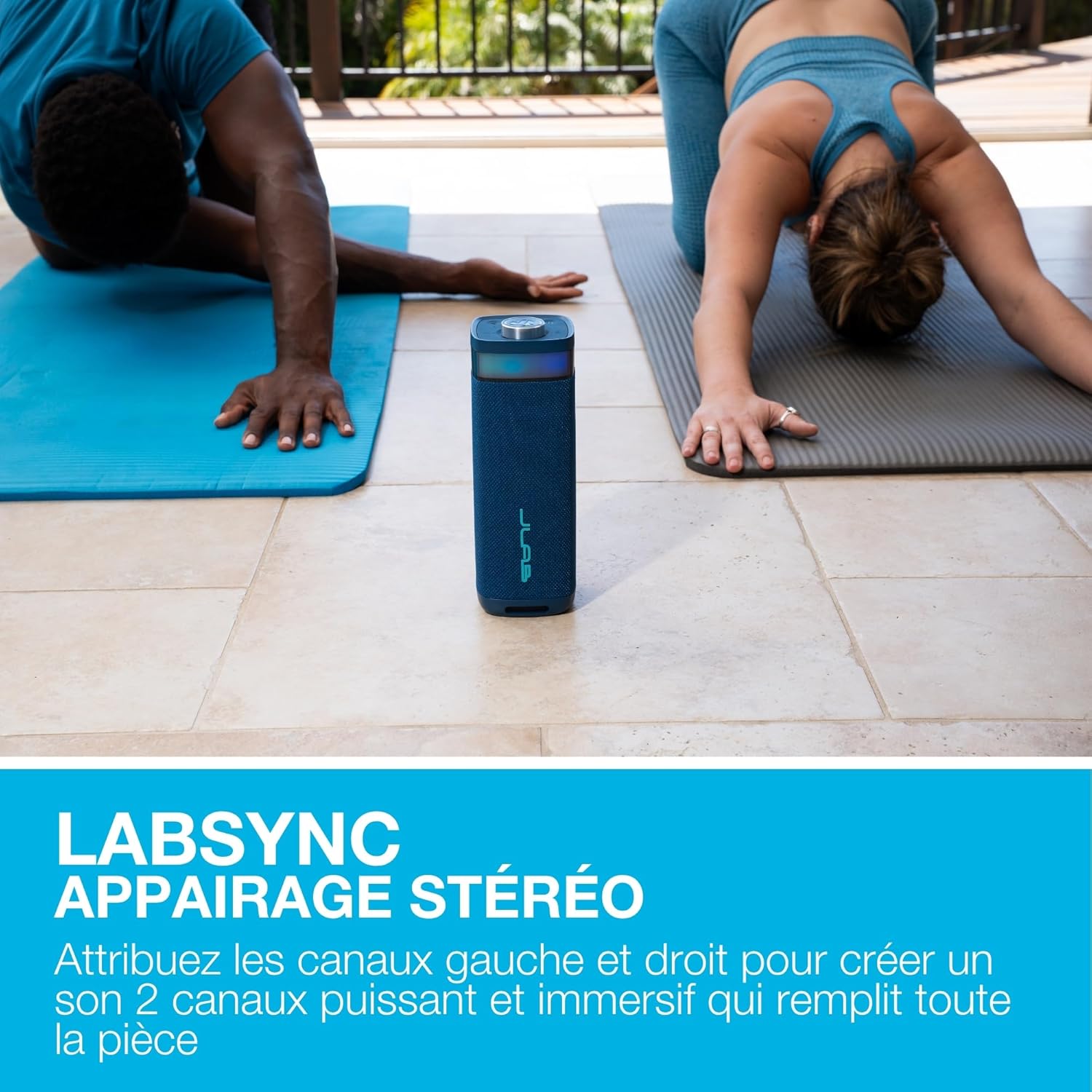 Thumbnail 4 de JLab JBuds Party : enceinte Bluetooth portable 30W avec lumières RGB et autonomie jusqu’à 12+ h (IP56)