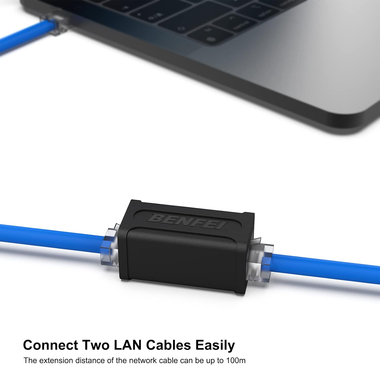 Thumbnail 1 de BENFEI RJ45 Inline Coupler 10 Pack: Female-to-Female Cat7/6/5e Ethernet Extenders